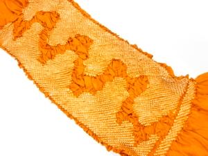 正絹　絞り　帯揚げ